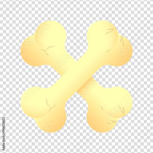 Crossed Bones Skeleton Icon