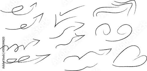 Hand drawn medical icon set for web design or health apps.  vector eps