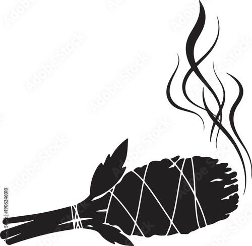 Minimalist black and white roasting coffee bean vector isolated on white background