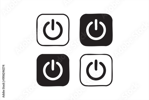 Digital device power switch outline collection