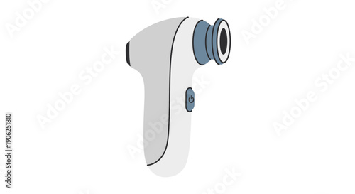 A digital infrared thermometer gun.