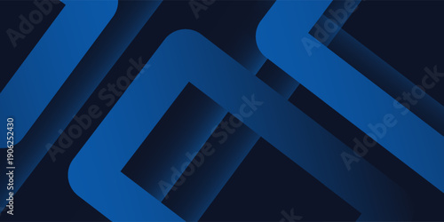 Blue black abstract background geometry shine and layer element vector for presentation design. Suit for business, corporate, institution, party, festive, seminar, and talks