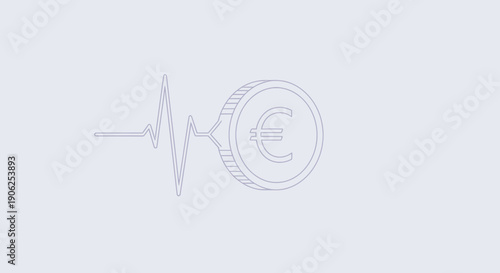 Monitoring the pulse of the Euro currency and economic stability showing market health