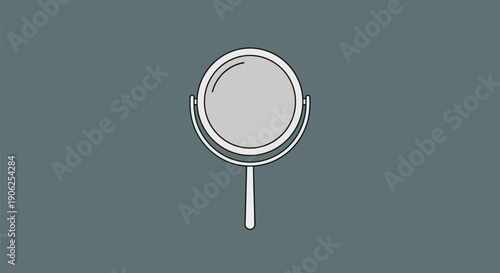 A simple illustration of a magnifying glass.