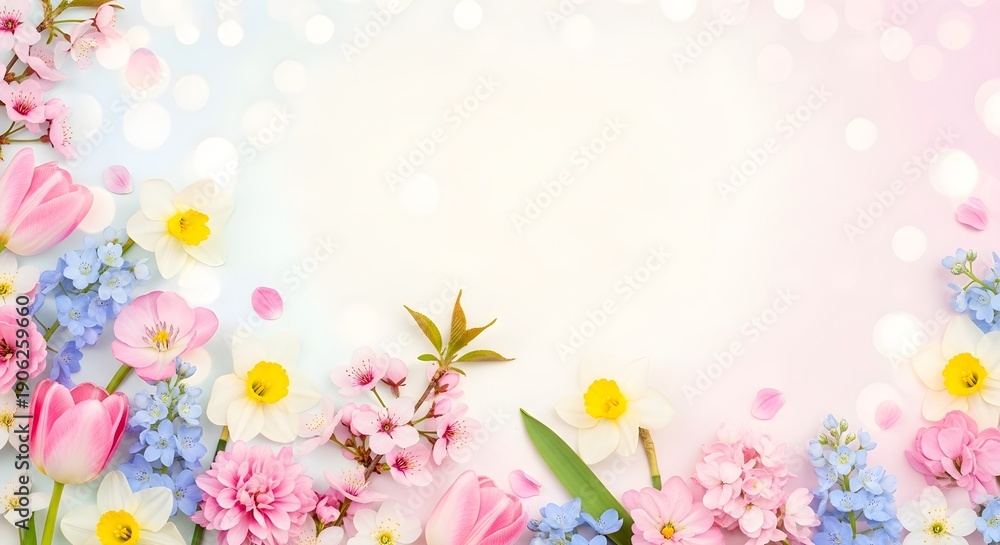 custom made wallpaper toronto digitalFloral arrangement with copy space