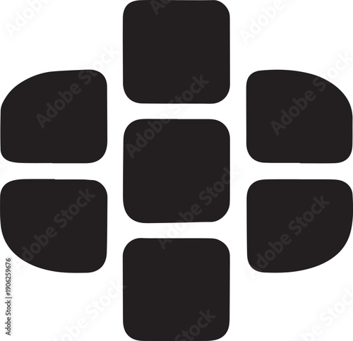 Softball pitcher plate icon isolated on transparent background for sports field equipment