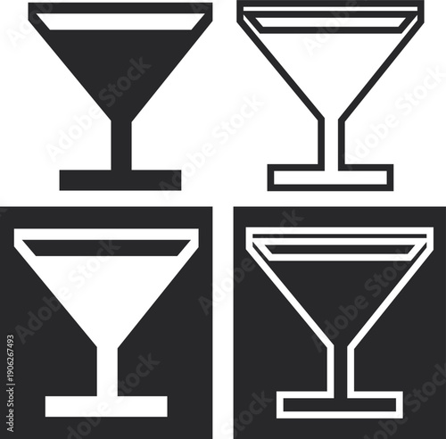 Drinks hand drawn icon set