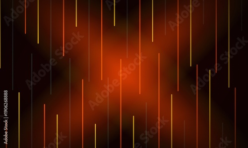 Dark Digital Drips Background with Vertical Glowing Lines