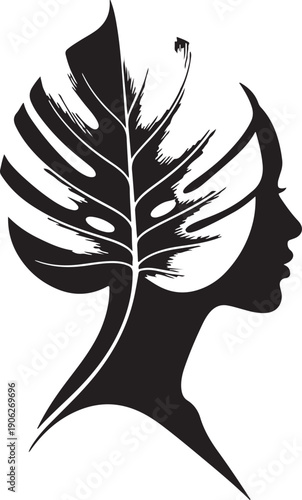 Simple graphic representation of a vector file with text and icon