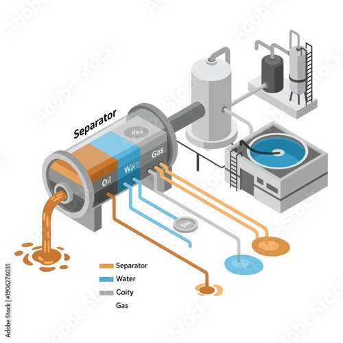 Industrial Oil Water Separator Diagram Equipment.
