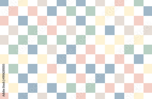 くすみピンク系ランダム四角パターン背景