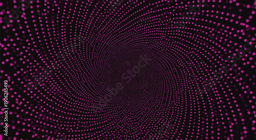 Abstract black and white background with circular patterns and digital textures