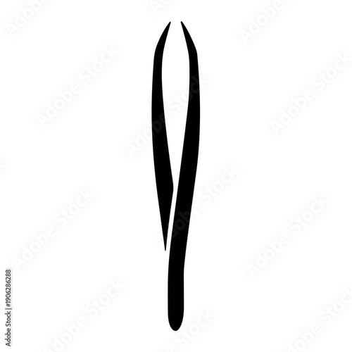 vector illustration tweezers icon