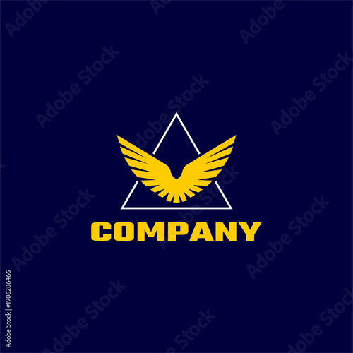 Phoniex logo design, bird, animal, vector, silhouette, company, pigeon, predator, black, fenix, aggressive, background, simple, head, colorful, power, polygon, hawk,badge,company