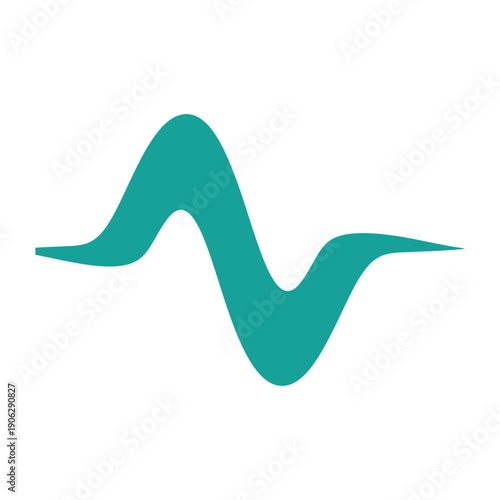 Abstract sound wave graphic representing a rhythmic pulse or waveform, perfect for music or technology themes