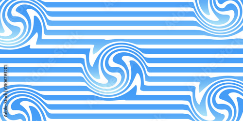 Abstract background pattern with blue waves on a transparent background. vector.