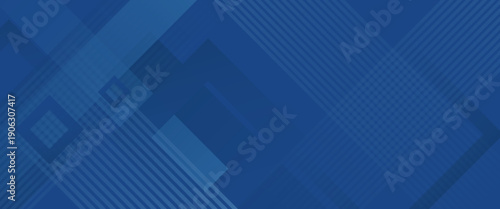 Abstract stripe blue background with dynamic effect. Motion vector Illustration with white lines decoration. Trendy dark navy blue gradients. Can be used for advertising, marketing, presentation