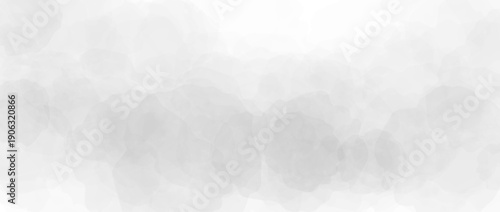 Grey watercolor effect background. Light gray wet watercolour gradient texture. Soft liquid blurred paint splashes wallpaper for poster, banner, cover design. Vector marble backdrop