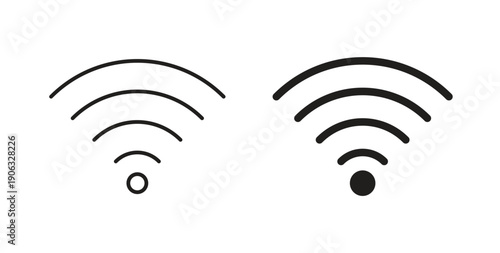 Signals icon element for design projects