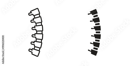 Spine icon element for design projects