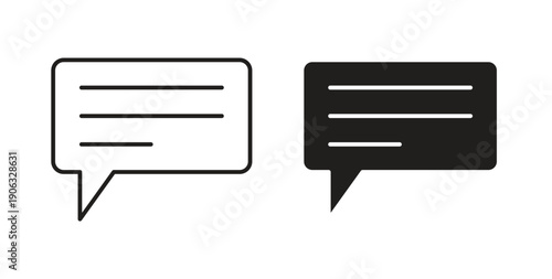 Text icon element for design projects