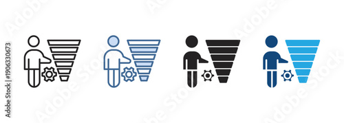 Multi Style Icon Set Level Collection