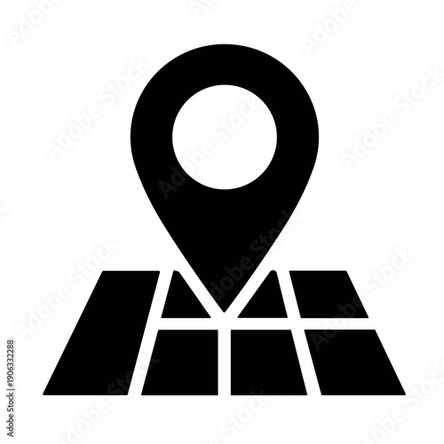 illustration vector map pointer icon