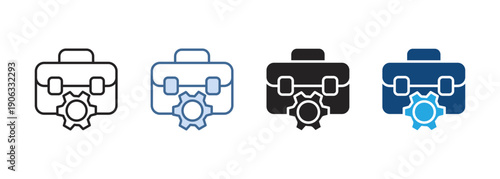 Multi Style Icon Set Job Collection