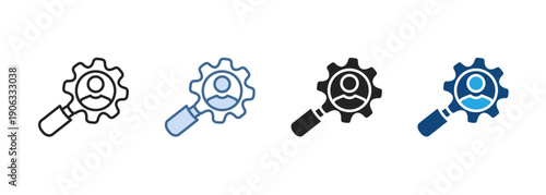 Multi Style Icon Set Talent recognition Collection