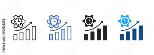 Multi Style Icon Set Productivity Collection