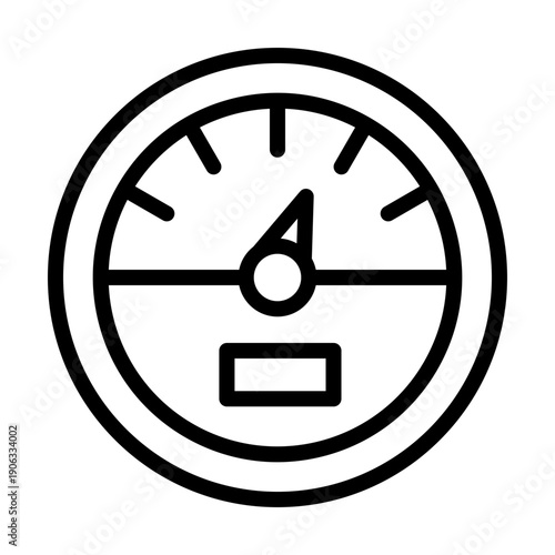 Altitude Meter Vector Icon