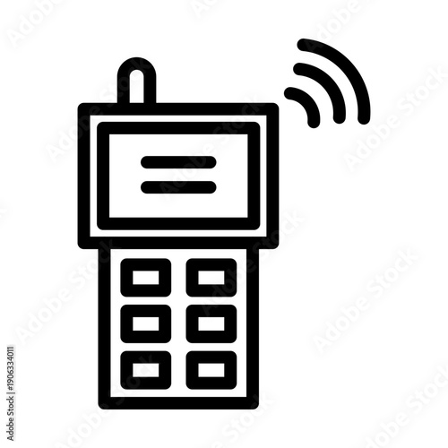 Walkie Talkie Vector Icon