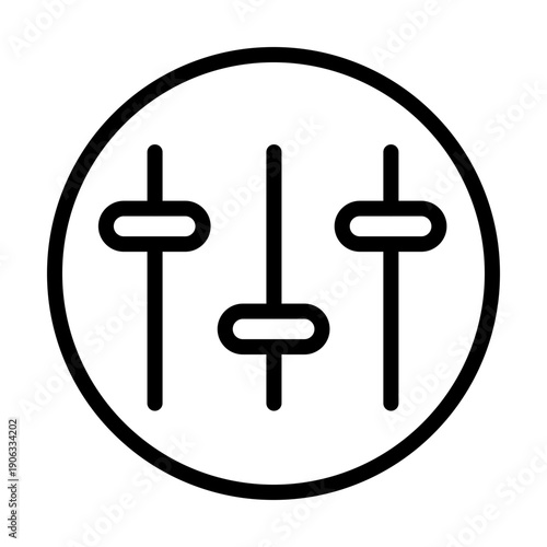 Equalizer Vector Icon