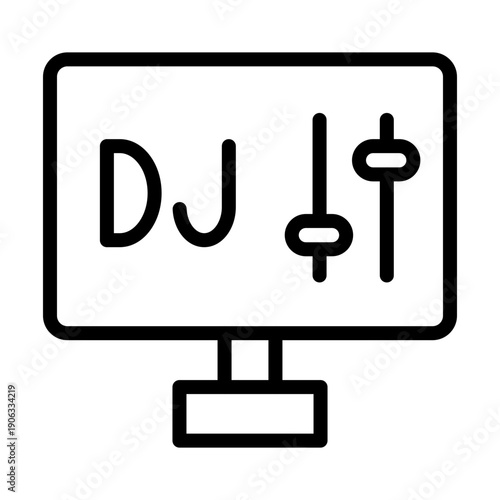 DJ Controller Vector Icon