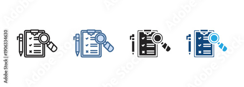 Multi Style Icon Set Judgment Collection