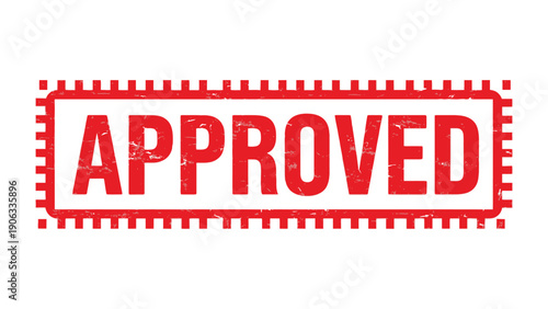 Stamped Approval: A bold red APPROVED stamp signifies authorization and confirmation, symbolizing official endorsement and acceptance.