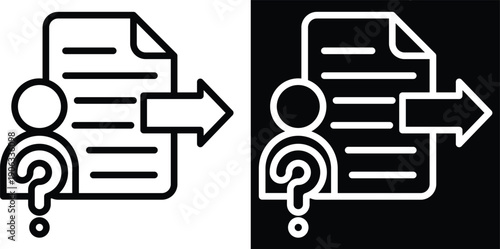 request Two-tone version in black and white background