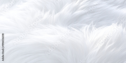 fluffy white short fur texture, showcasing the gentle waves showcasing detailed soft strands fur texture for fashion.