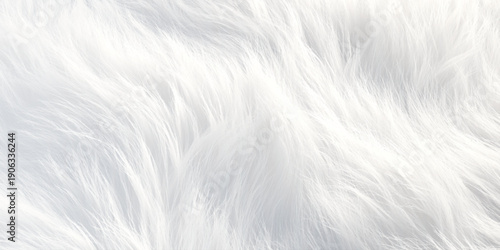 Beautiful white colors tone fur pattern texture cool background with Soft dreamy macro feather textured.