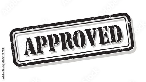 Approved Stamp: A bold stamp declares APPROVED, symbolizing authorization and validation. A symbol of trust, the image reflects an official endorsement.