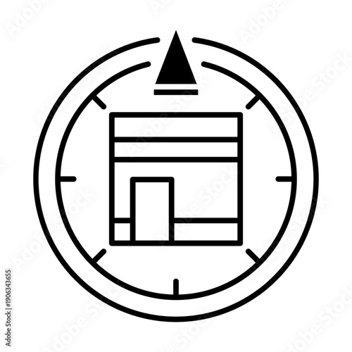 This Qibla icon is suitable for Fasting Ramadan.