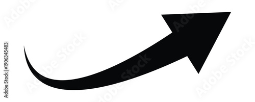 Abstract Hand-Drawn Style Directional Arrow	Artistic black ink-style curved arrow vector. This hand-drawn pointer is ideal for creative projects, DIY blog graphics, and informal presentation slides.