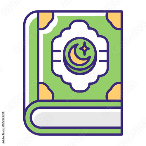 This Quran icon is suitable for Fasting Ramadan.