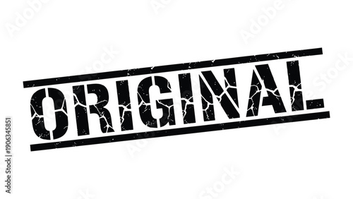 Original Stamp: A bold, diagonally stamped ORIGINAL conveys authenticity, assurance, and quality, perfect for branding and design projects.