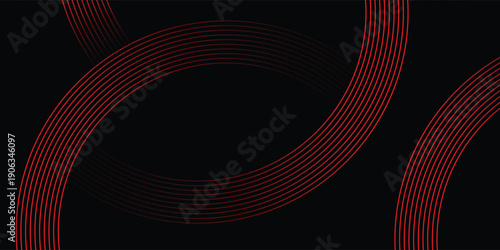 Modern digital vortex background with concentric circular geometric shapes.