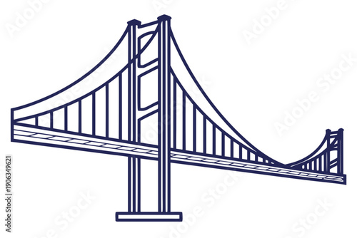 Simple Bridge Illustration