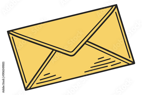 Simple Yellow Envelope Design