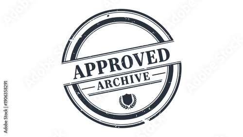 Approved Archive Stamp: A classic circular stamp bearing the words APPROVED ARCHIVE is boldly displayed. Imbued with a sense of official endorsement, this stamp exudes reliability, authenticity.