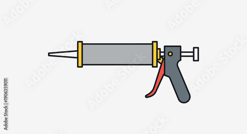 Caulk Gun Tool for Sealing and Filling Gaps.