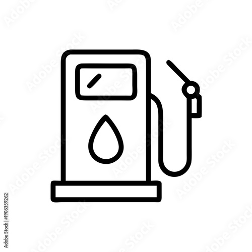 Gas Station Pump icon for web and graphic design